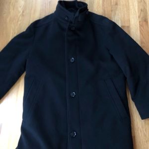 BOSS Men’s wool/cashmere coat.